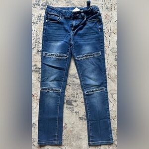 Girls Glitter Accent Jeggings